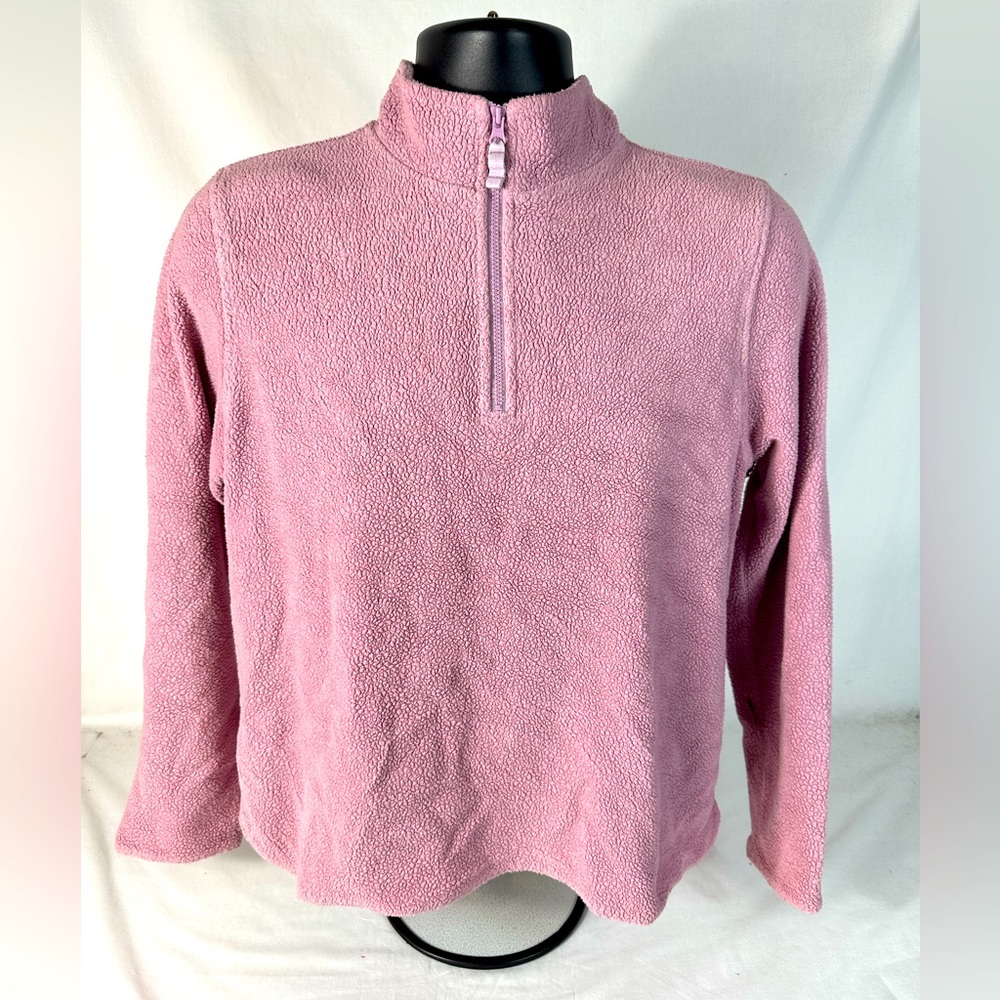 Women’s LL Bean Fleece Pullover Shirt Size Large